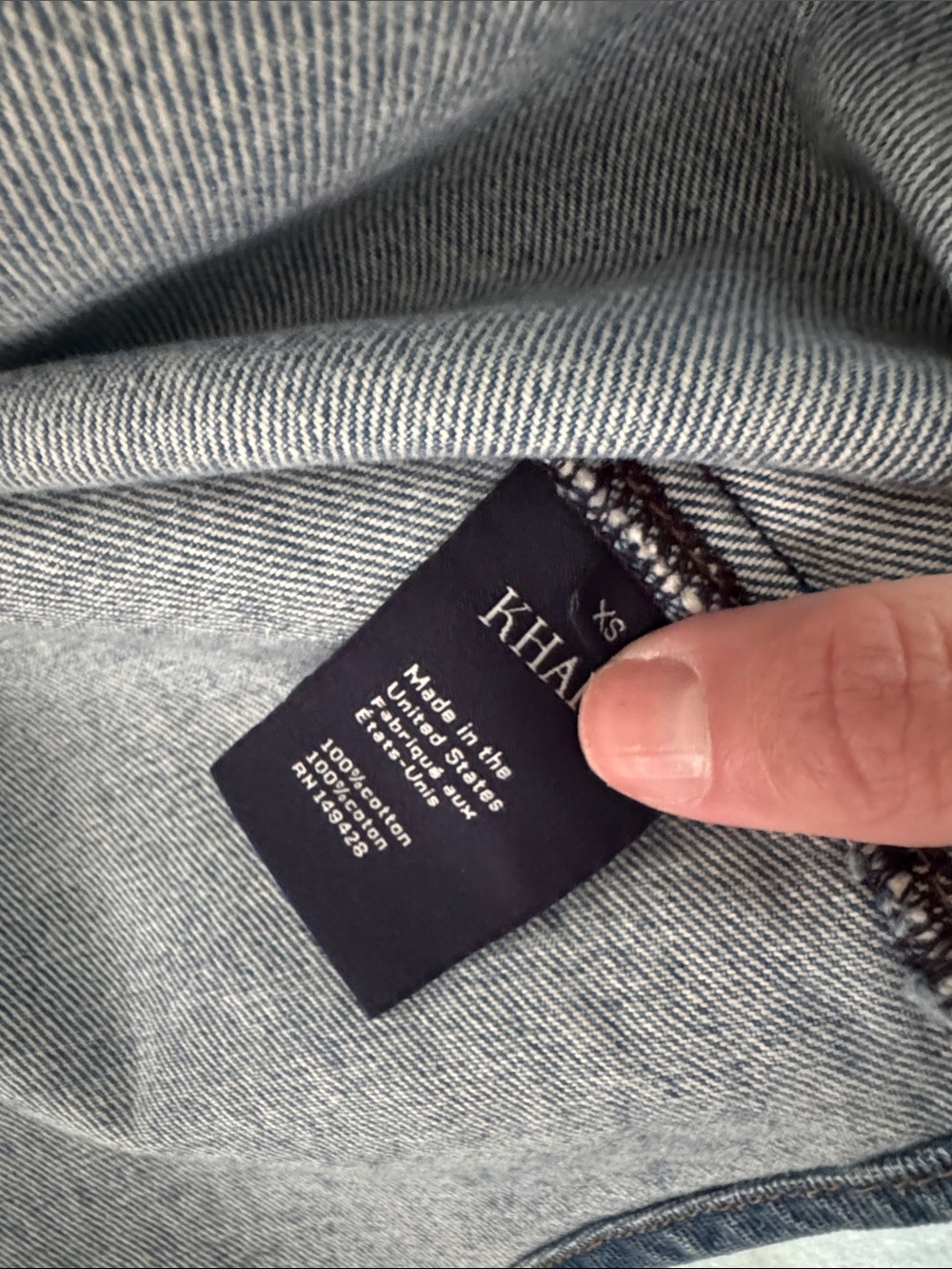 KHAITE Light Blue Denim Jean Jacket - Picture 9 of 12